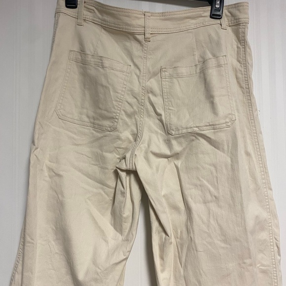 Khaki wide leg high rise jeans - Picture 5 of 5